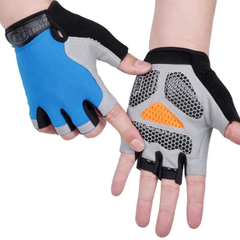 Non-Slip Fingerless Weightlifting Gloves